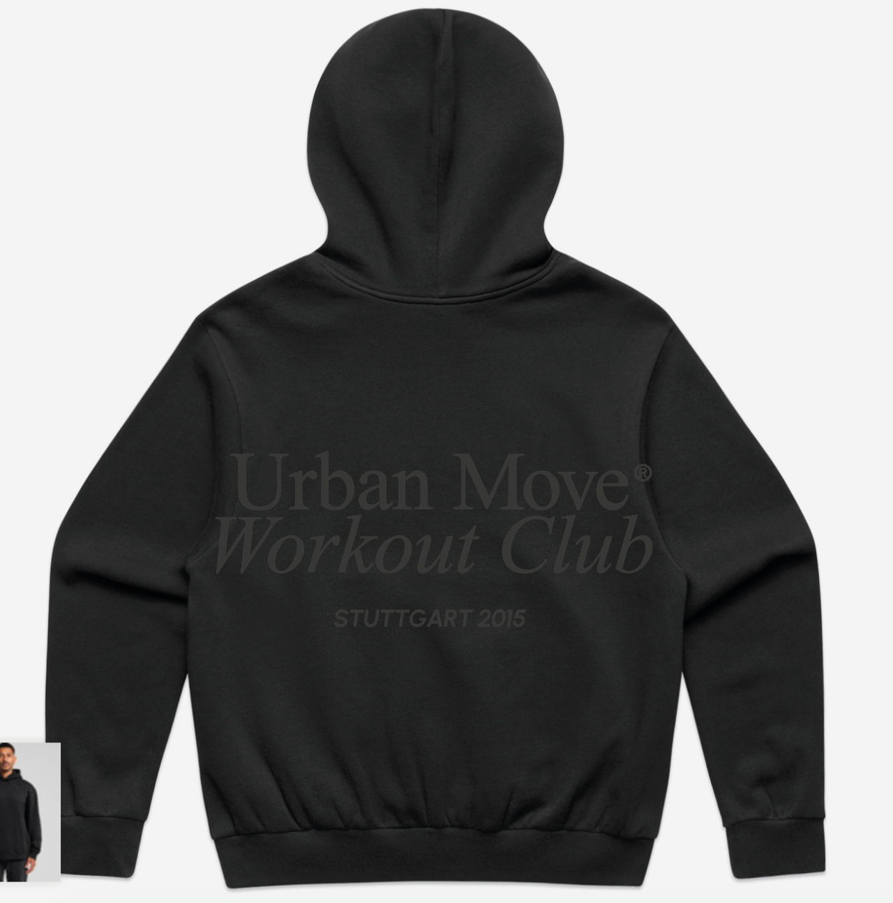 Hoodie - Serif | Bestickt