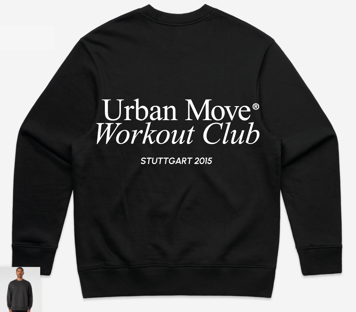 Sweater - Serif | Bestickt