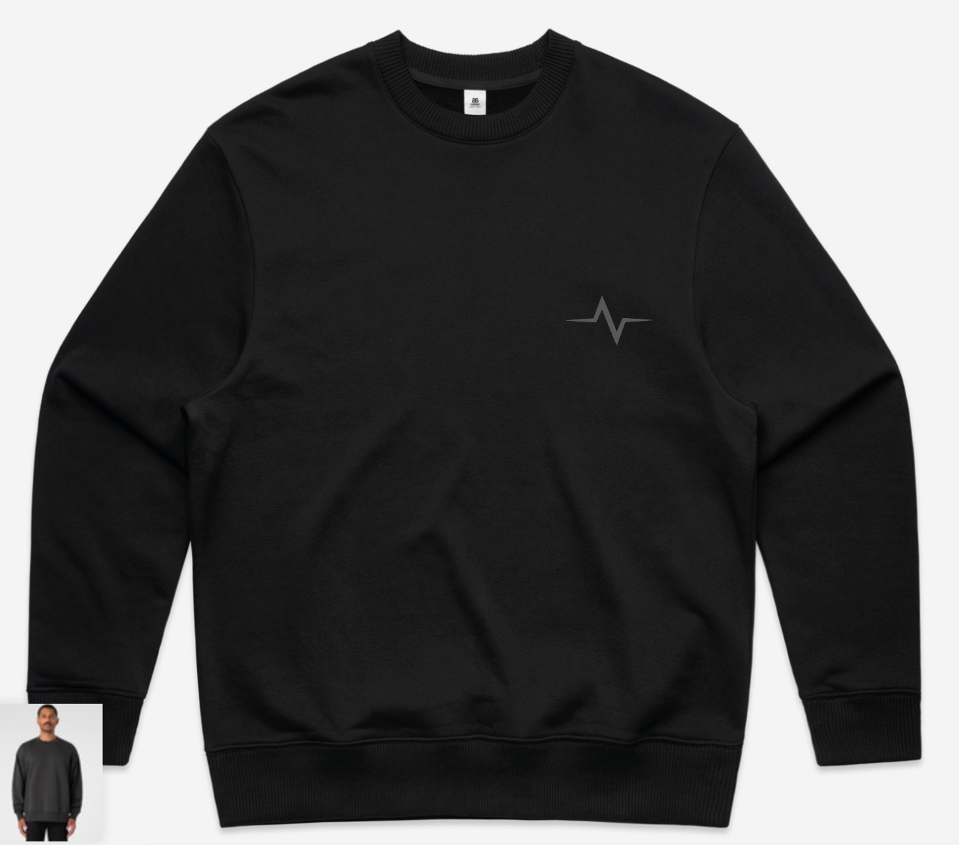 Sweater - Serif | Bestickt
