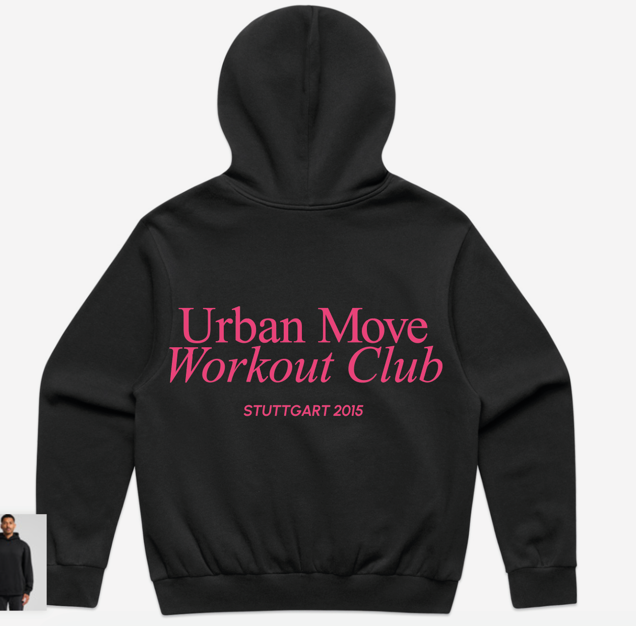 Hoodie - Serif | Bestickt
