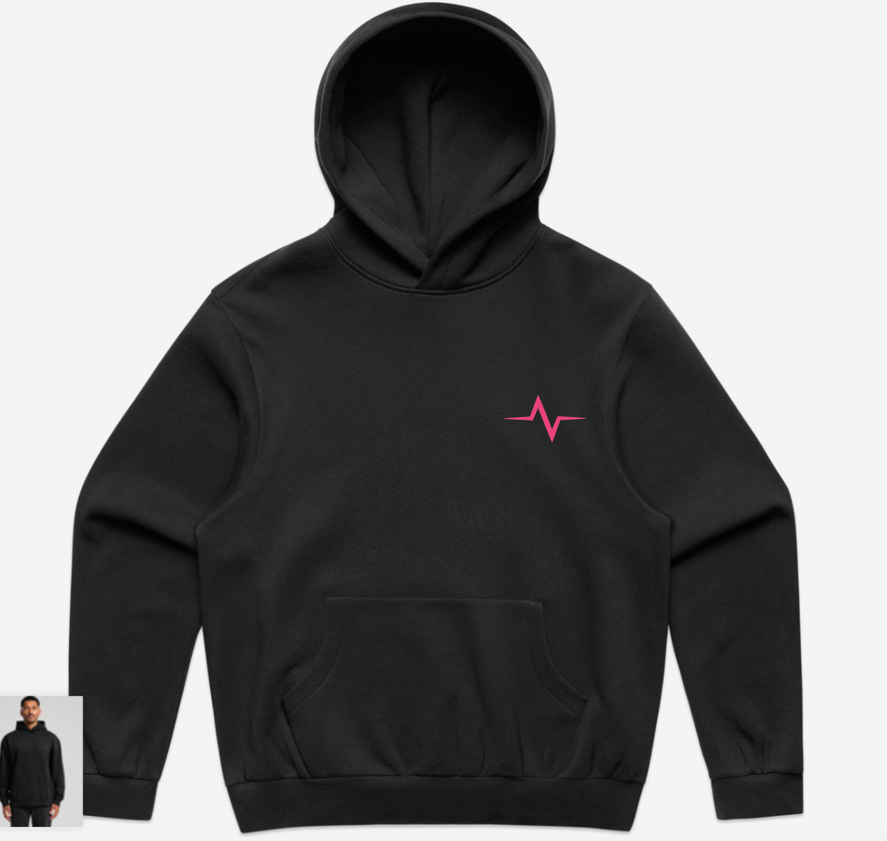Hoodie - Serif | Bestickt